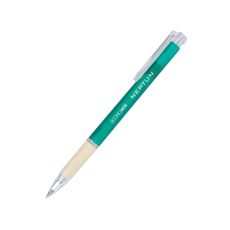 Ручка кулькова ECONOMIX (E10106) NEPTUN, автоматична, чорнила сині